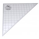 SQUADRA TRIANGOLARE IN PVC 90°/45°