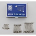 SPILLE DI SICUREZZA IN ACCIAIO NICHELATO